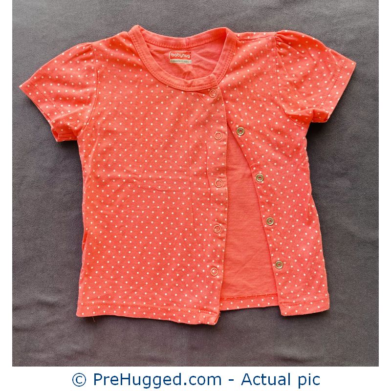 9-12 months Baby Hug Polka T-shirt