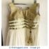 White and Golden 4-5 years Dress