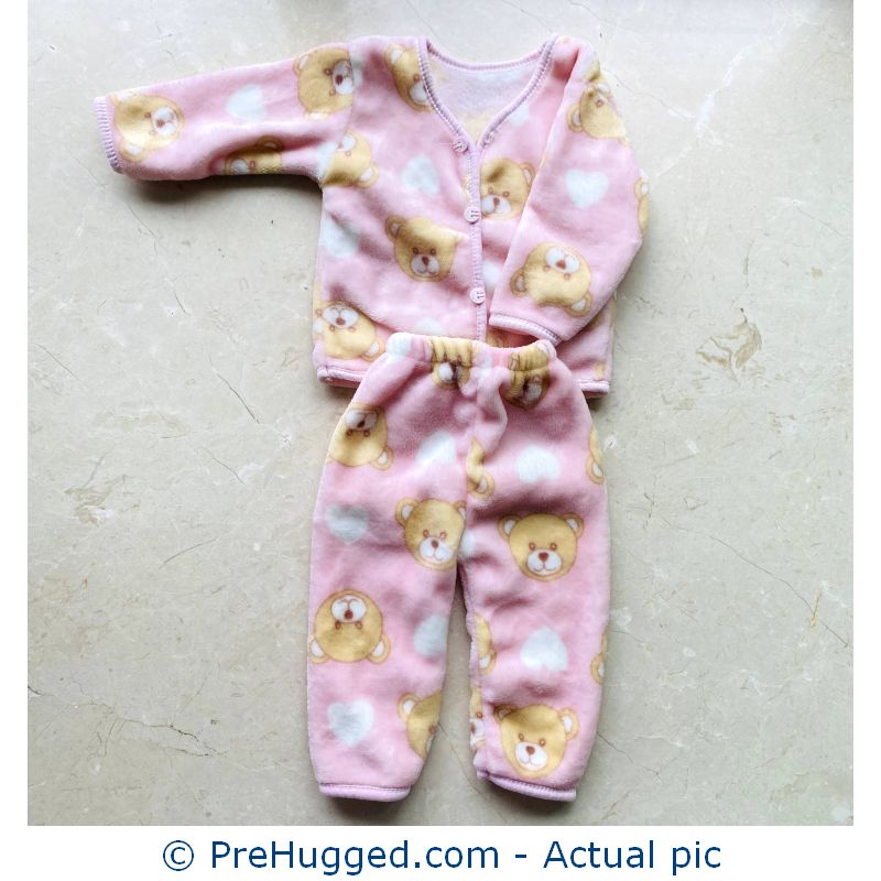 3-6 months Fleece Set – Pink