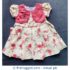 6-12 months White and Pink Floral Dress