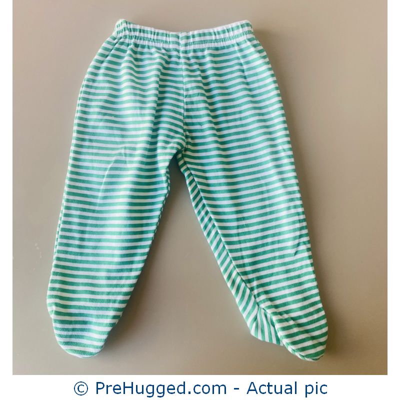 0-3 months Green stripes Pyjama
