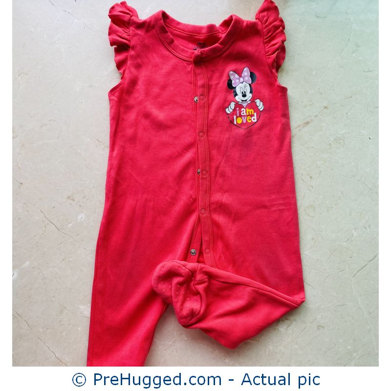 9-12 months Minnie Mouse Romper – Pink