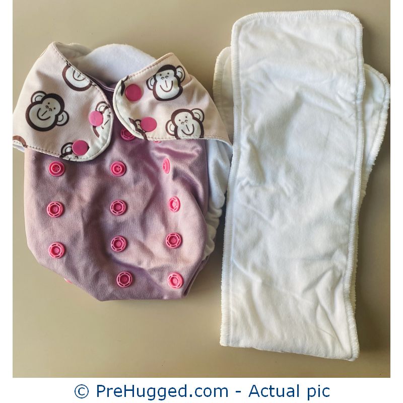 Bouncing Peaches Cloth Diaper – Purple