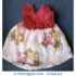 2-3 years Cream Red Traditional Dress