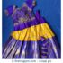 3-4 years Yellow Purple Traditional Dress