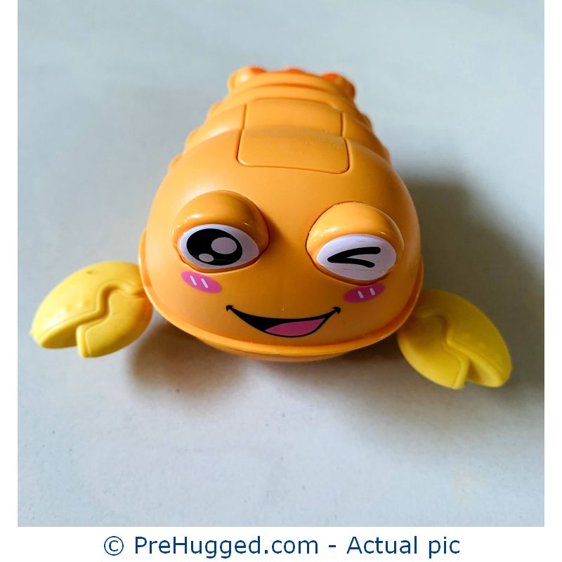Crayfish Press and Go Cute Animal Toy – Orange