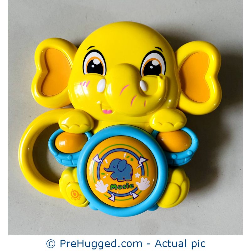 Elephant Drum Music and Light Toy – Yellow