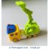 Friction Powered Engineering Vehicle Toy -  Excavator Truck
