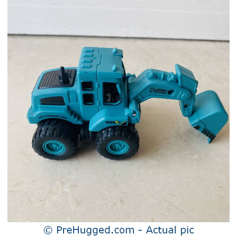 Friction Excavator Toy – Blue