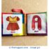 TEYTOY Fabric Baby Cloth Crinkle Soft Books - Wearing