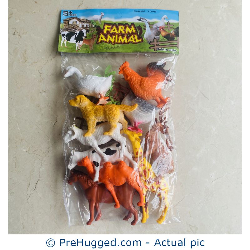 Farm Animal Set – 10 Figurines