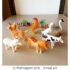 Farm Animals Set – 8 Figurines