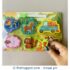 Wooden Chunky Jigsaw Puzzle with Base Image - Farm