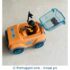 Friction Cross Car with Figurine