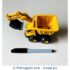 Friction Construction Vehicle Toy - Excavator