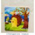 20 Pieces Wooden Jigsaw Puzzle - Hedgehog