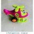 Helicopter Friction Toy Car - Pink Green