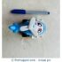 Helicopter Friction Toy Car - White Blue