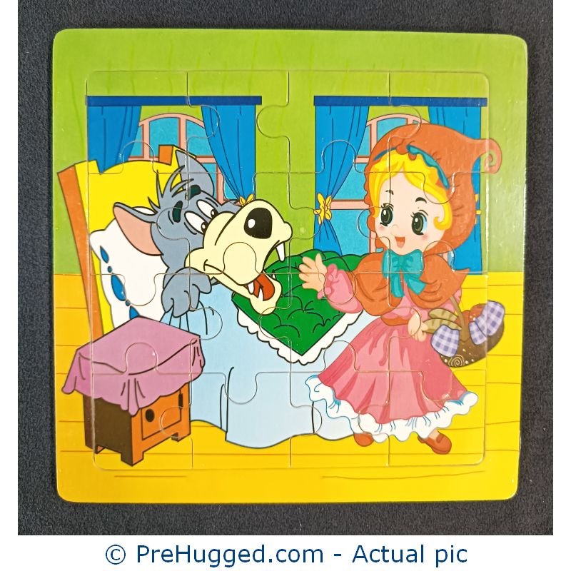 16 Pieces Wooden Jigsaw Puzzle – Little Red Riding Hood