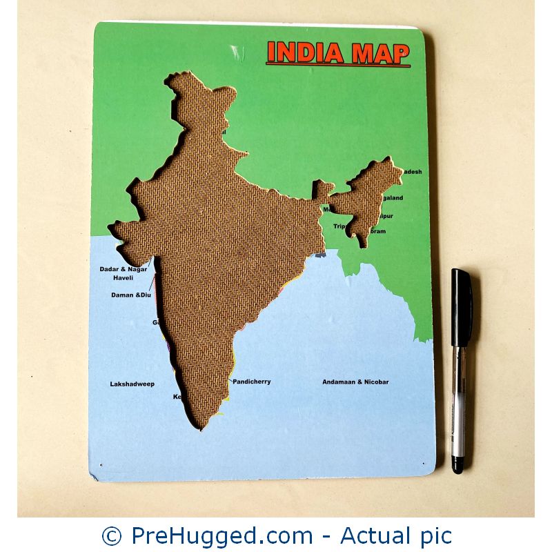 India Map Peg Puzzle 2