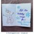 Handmade Mandala Greeting Card - Frozen