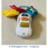 New Musical Car Key Rattle Toy - White