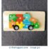 Wooden Chunky Jigsaw Puzzle Tray - Fire Truck