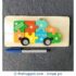 Wooden Chunky Jigsaw Puzzle Tray - Fire Truck