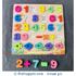 Wooden Chunky Puzzle - Numbers with Pictures and Fishing Magnet