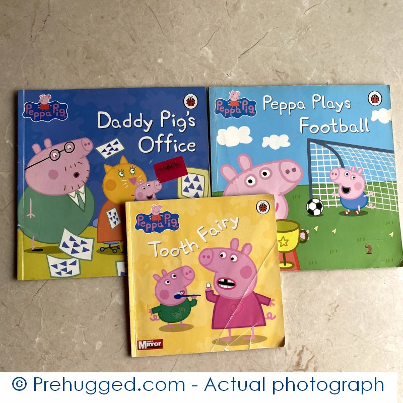Peppa Pig – Plays Football, Daddy Pig’s Office, the Tooth Fairy – Set of 3 books