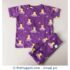 2-3 years Cuddles Cub Purple Short Set