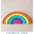 Rainbow stacker - 24x12x3 cms