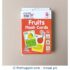 12 double sided Fruits Flashcard