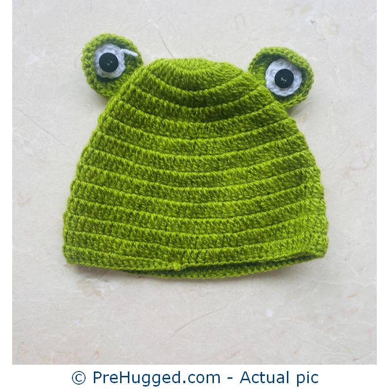 0-6 months Green Knitted Cap