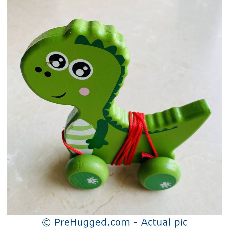 New Pull Along Wooden Toy – Dinosaur