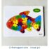 Colourful Learning Educational Puzzle Board - Fish