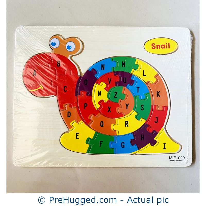 Colourful Learning Educational Puzzle Board – Snail