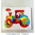 New Colourful Learning Educational Puzzle Board - Tractor