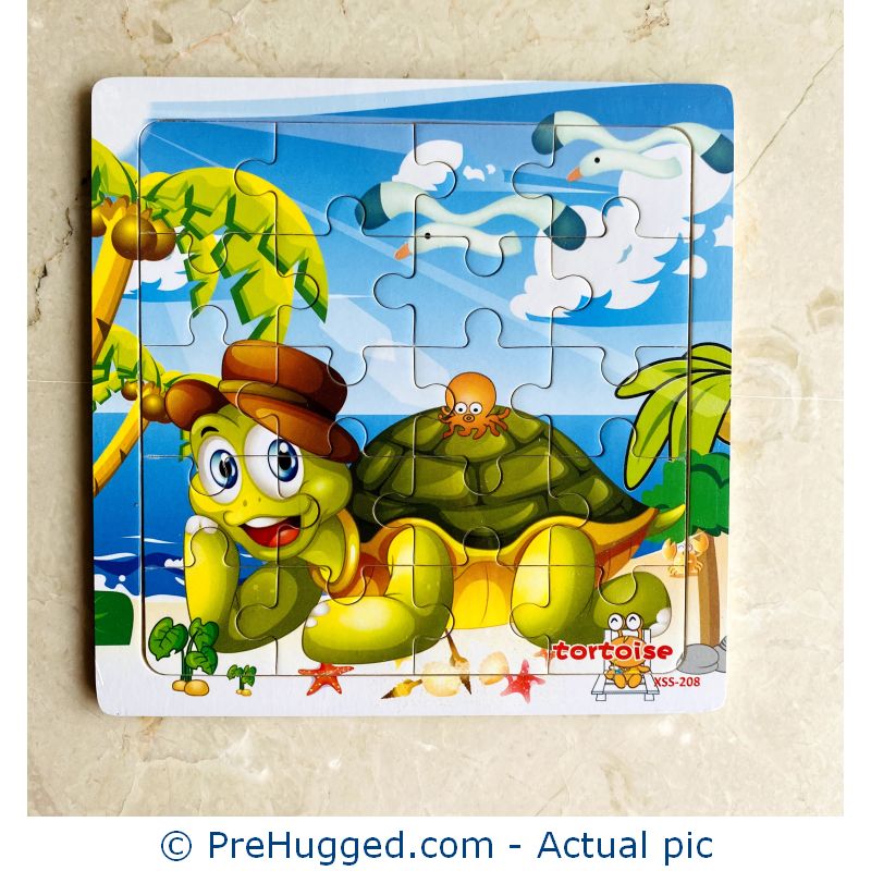 20 Pieces Wooden Jigsaw Puzzle – Tortoise