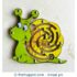 Magnetic Pen Maze Wooden Educational Toy - Snail