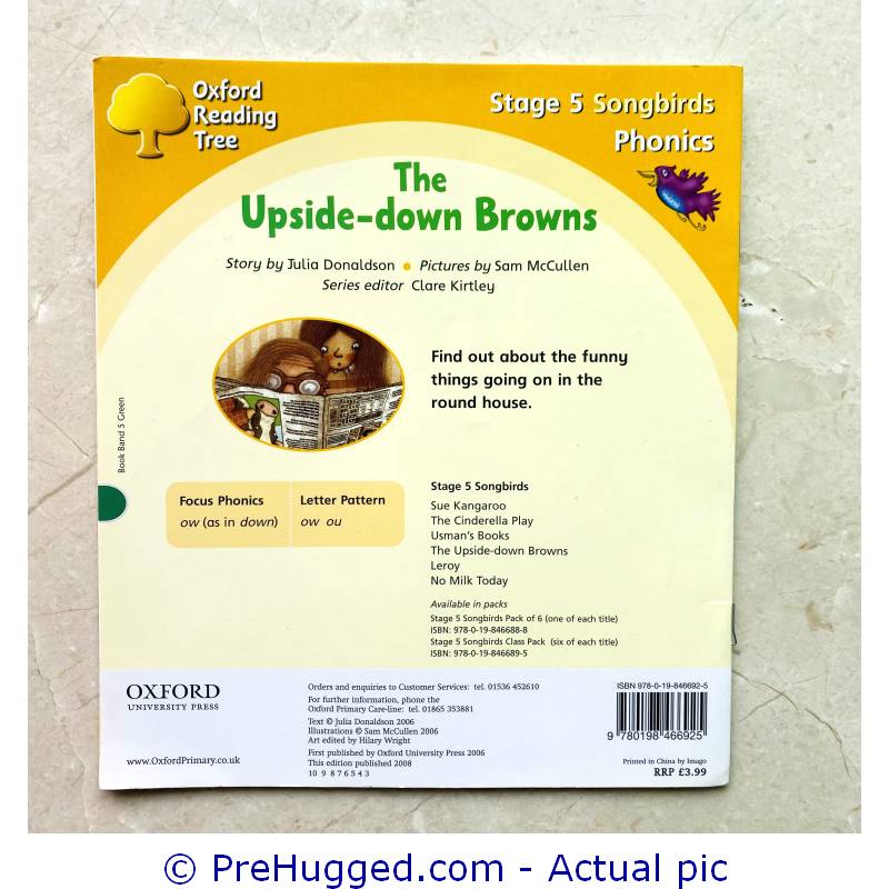 The Upside-Down Browns – Julia Donaldson- Songbirds Phonics 2