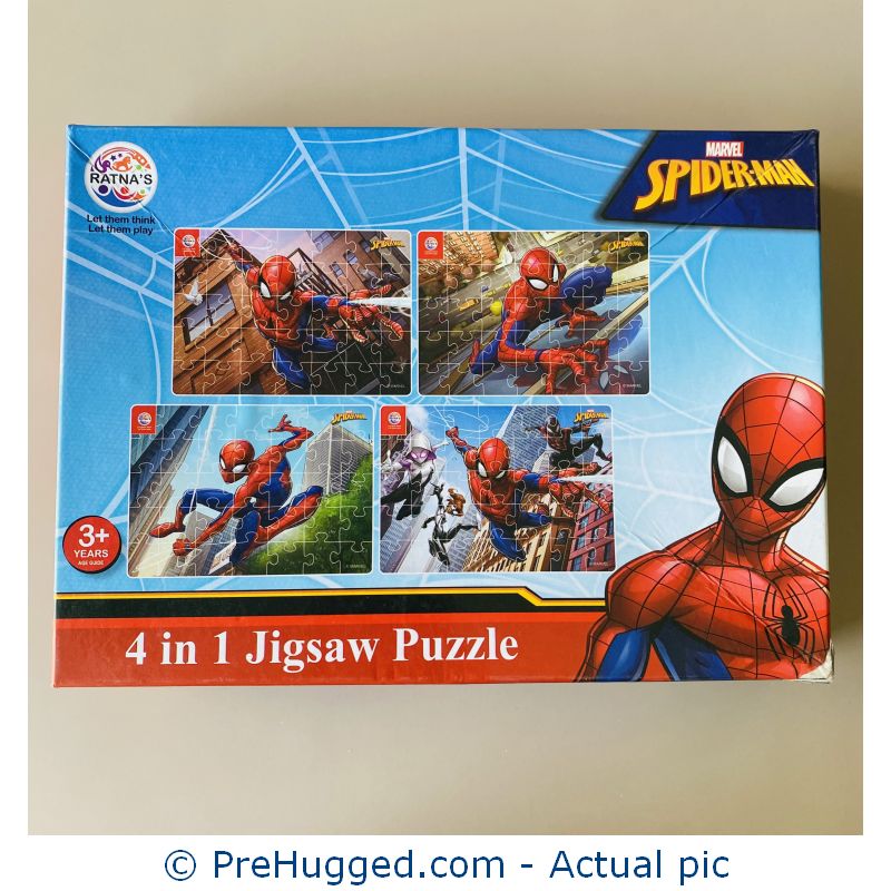 4 in 1 Marvel Spiderman Jigsaw puzzle