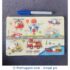 Transport Wooden Peg Puzzle with Base Image