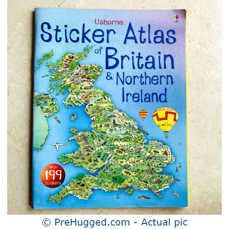 Usborne Sticker Atlas of Britain and Northern Ireland – Paperback