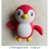 Water Bath Toy - Swimming Penguin - Red