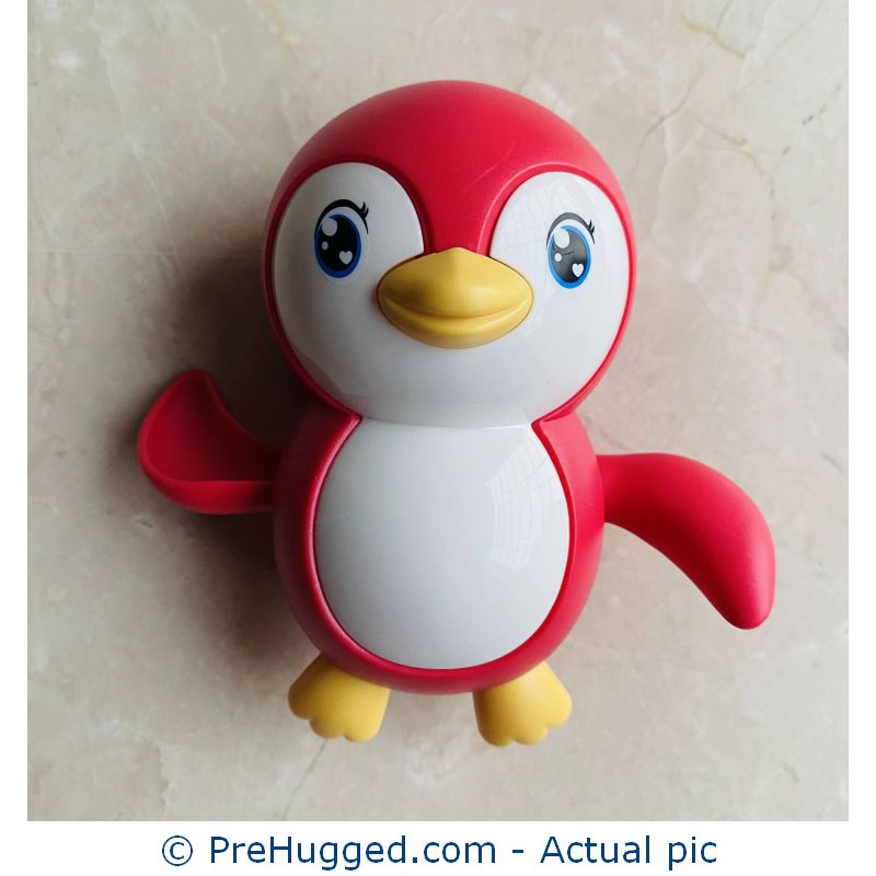 Water Bath Toy – Swimming Penguin – Red