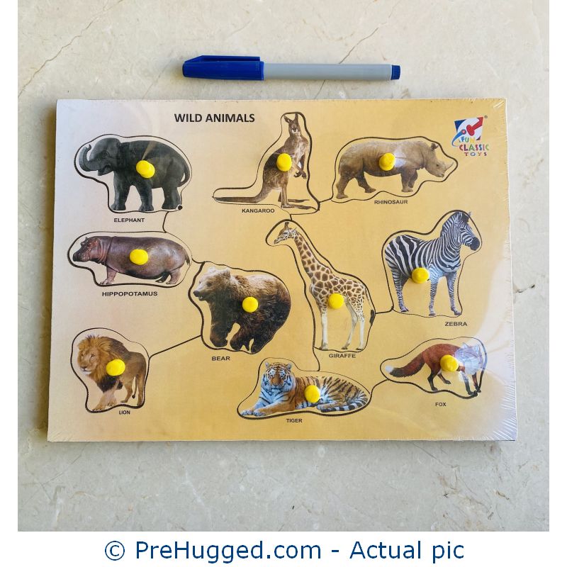 Wild Animal Peg Puzzle 2