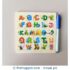 16 Pieces Wooden Jigsaw Puzzle - Alphabets