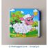 16 Pieces Wooden Jigsaw Puzzle - Sheep