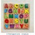 Wooden Alphabet Chunky Puzzle - Capital Letter